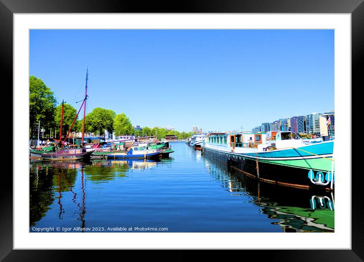Amsterdam Colors Framed Mounted Print by Igor Alifanov