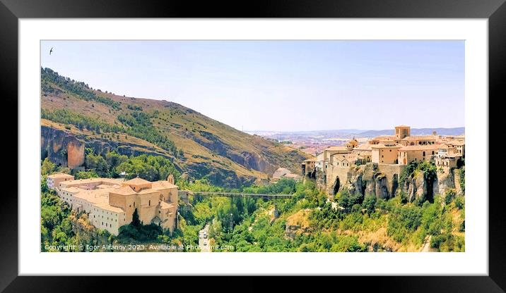 View Of Cuenca Framed Mounted Print by Igor Alifanov
