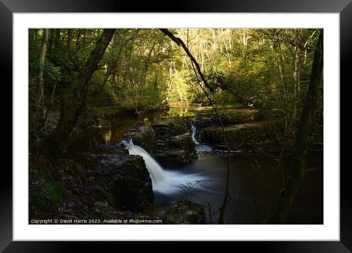 Waterfall Country Framed Mounted Print by David Harris