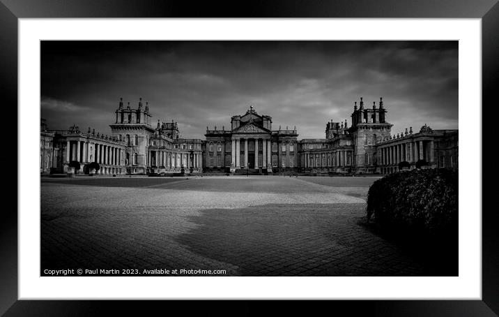 Blenheim Palace, Oxfordshire Framed Mounted Print by Paul Martin