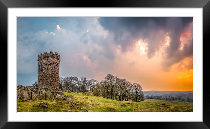 Old John Tower Framed Mounted Print by Paul Grubb