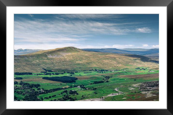 Whernside - Iconic Yorkshire 3 Peaks Landscape Framed Mounted Print by Paul Grubb