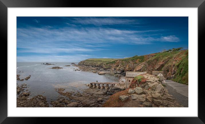 Lizard Point Cornwall Framed Mounted Print by Paul Grubb