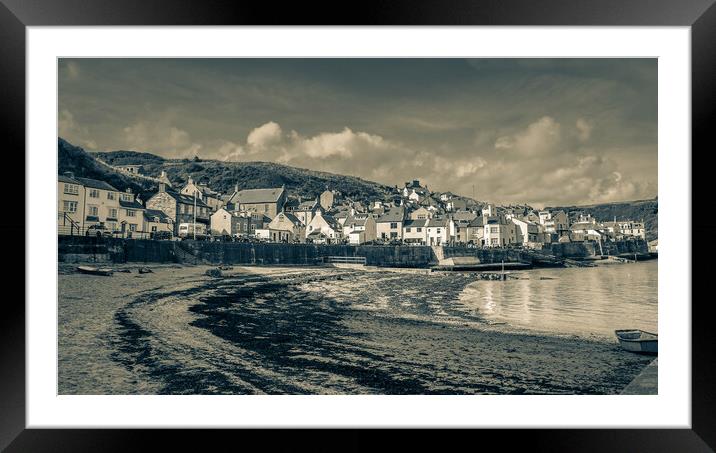 Staithes Beach, Yorkshire Framed Mounted Print by Paul Grubb