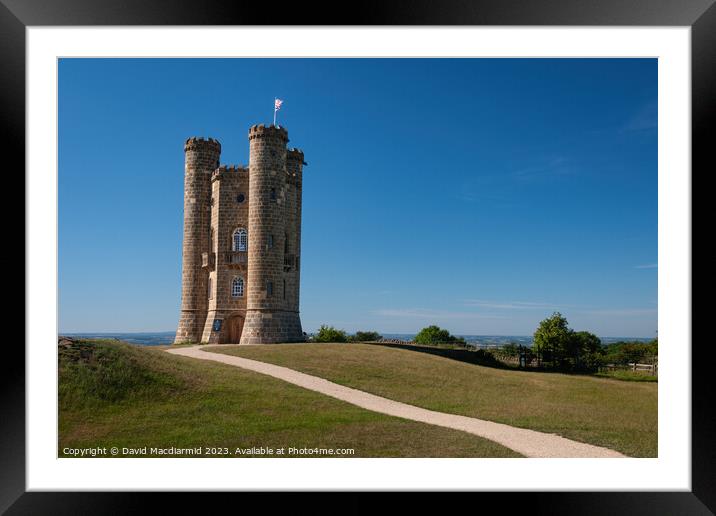 Broadway Tower, Worcestershire Framed Mounted Print by David Macdiarmid