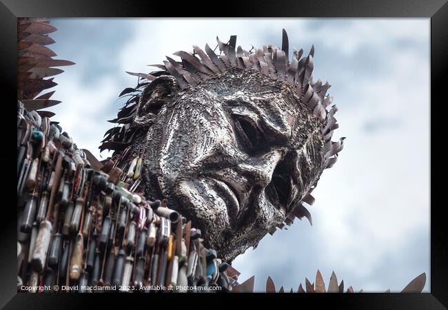 The Knife Angel - National Monument Against Violence & Aggression Framed Print by David Macdiarmid