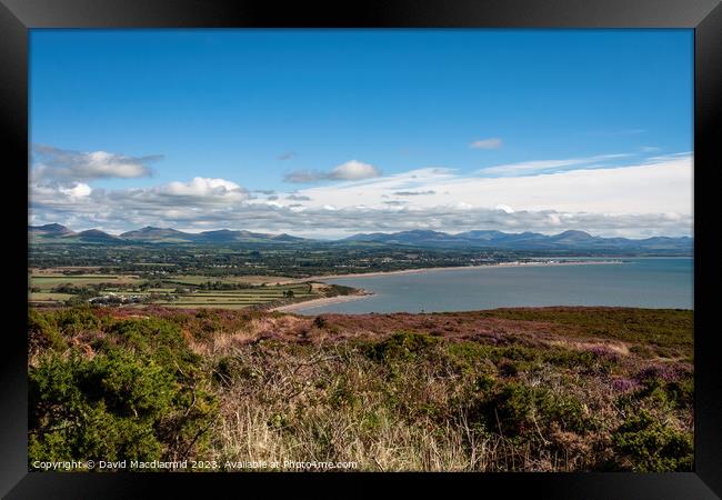 Llanbedrog Viewpoint Framed Print by David Macdiarmid