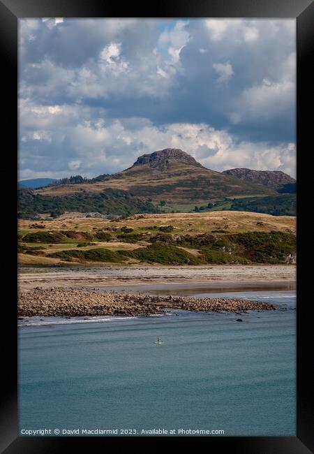 A view from Criccieth, Wales Framed Print by David Macdiarmid