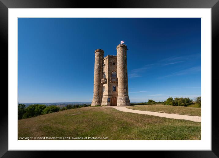 Broadway Tower, Worcestershire Framed Mounted Print by David Macdiarmid