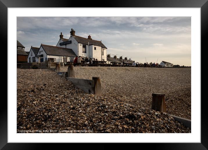 Old Neptune Pub, Whitstable Framed Mounted Print by Philip King