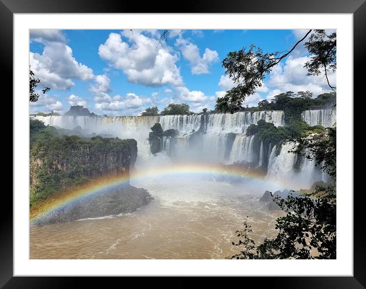Iguazu Falls Framed Mounted Print by Chris Billingham