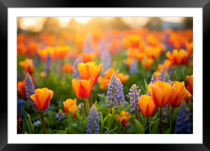Outdoor field Framed Mounted Print by CC Designs