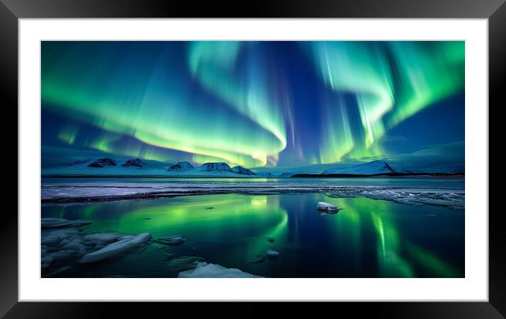 The Magic of the Night Framed Mounted Print by CC Designs