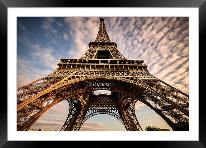 Eiffel Tower Framed Mounted Print by CC Designs