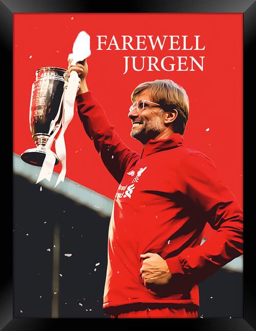 Farewell Jurgen  Framed Print by CC Designs