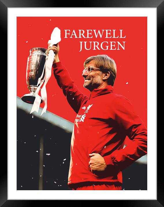 Farewell Jurgen  Framed Mounted Print by CC Designs