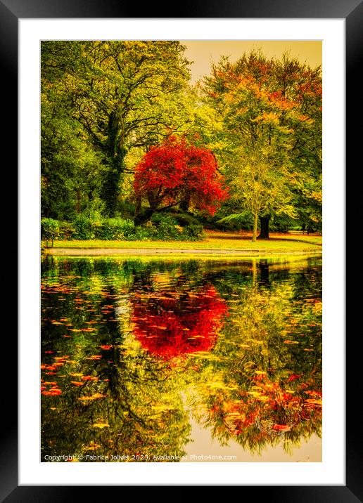Autumnal Tranquility: St Stephen's Green, Dublin Framed Mounted Print by Fabrice Jolivet