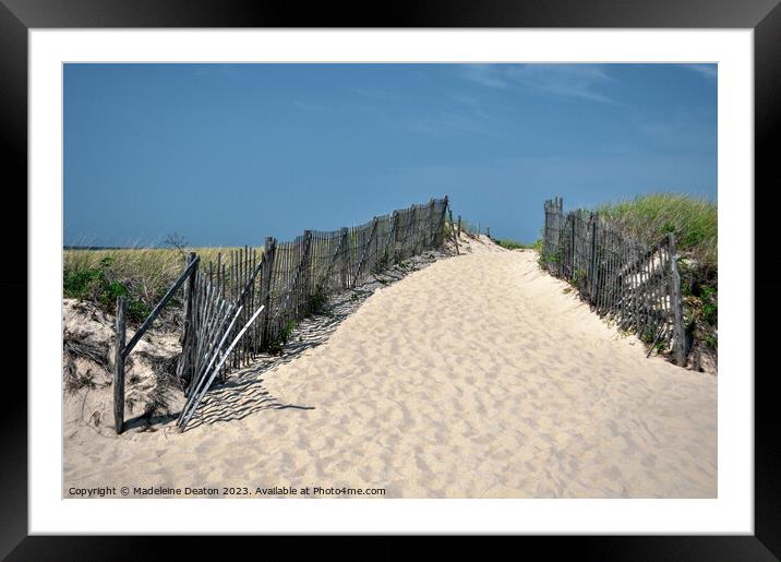 The Cape Framed Mounted Print by Madeleine Deaton