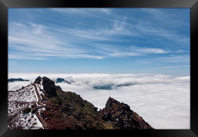 Cloud Inversion  Framed Print by Madeleine Deaton