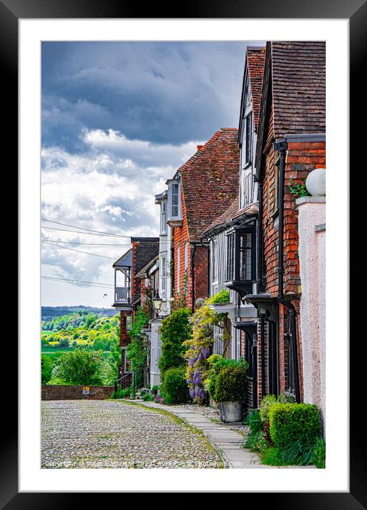 Watchbell Street, Rye Framed Mounted Print by Peter East-Hall