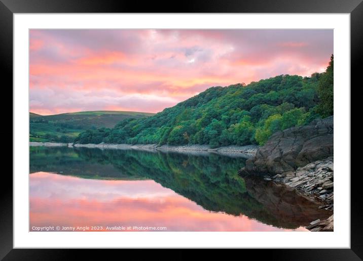 Sunset above and below  Framed Mounted Print by Jonny Angle