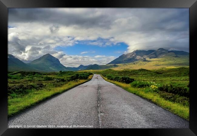 On The Way to Fairy Pools Isle of Skye Framed Print by Simon Gladwin