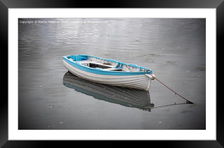 Fishing boat Framed Mounted Print by Martin Newman