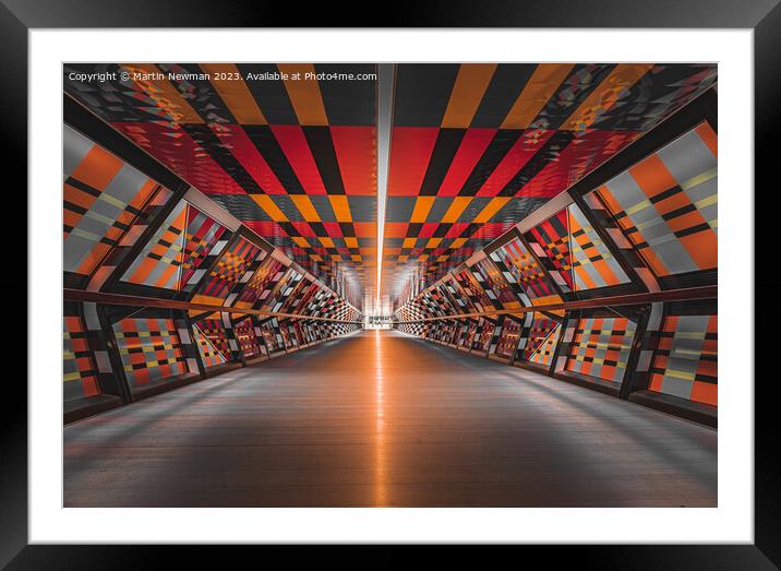 Boardwalk London Framed Mounted Print by Martin Newman