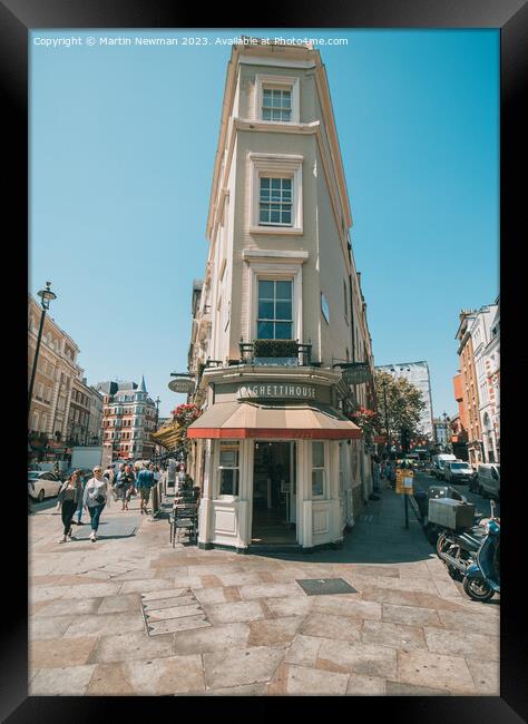 Architecture london Framed Print by Martin Newman