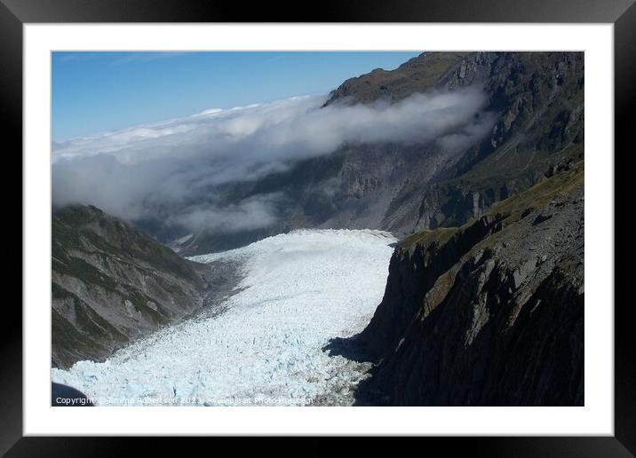 Fox Glacier, New Zealand Framed Mounted Print by Emma Robertson