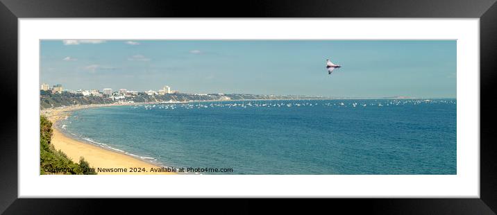 Typhoon at Bournemouth Airshow Framed Mounted Print by Jim Newsome