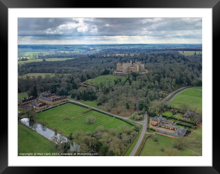 Belvoir Castle in Leicestershire  Framed Mounted Print by Paul Clark