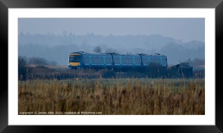 Trains  Framed Mounted Print by James Allen