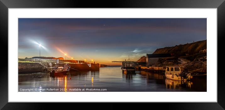 Ballintoy Harbour Framed Mounted Print by Brian Fullerton