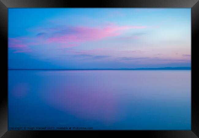 Firth of Clyde Abstract Seascape Framed Print by Hugh Maxwell