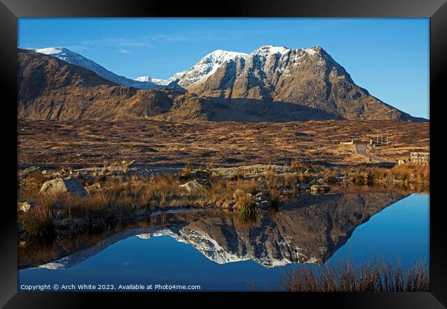  Creise mountain, Lochaber, Highland, Scotland. Framed Print by Arch White