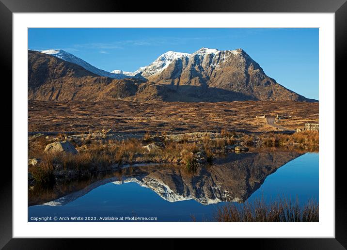  Creise mountain, Lochaber, Highland, Scotland. Framed Mounted Print by Arch White