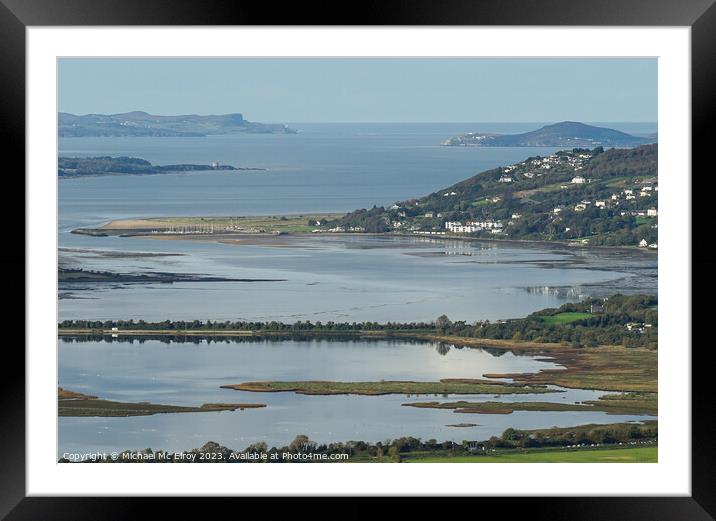 Lough Swilly - From Inlet to Atlantic. Framed Mounted Print by Michael Mc Elroy