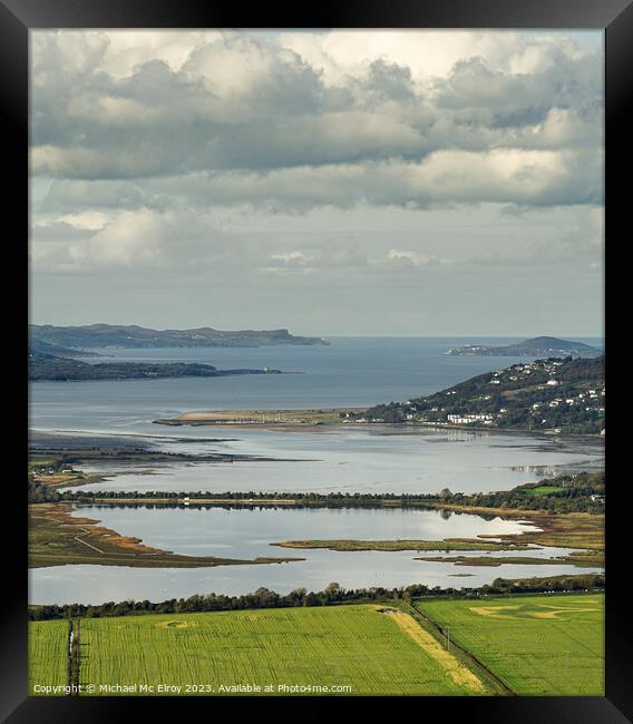 Lough Swilly, County Donegal, Ireland. Framed Print by Michael Mc Elroy