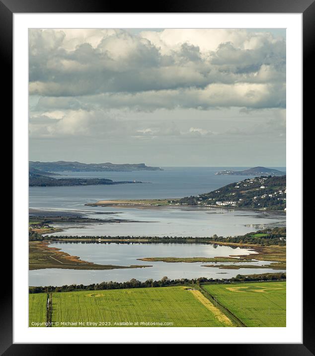 Lough Swilly, County Donegal, Ireland. Framed Mounted Print by Michael Mc Elroy