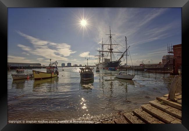 Portsmouth Harbour  Framed Print by Stephen Noulton