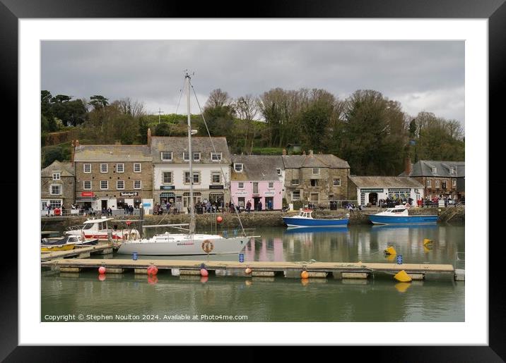 Padstow Harbour, Cornwall Framed Mounted Print by Stephen Noulton