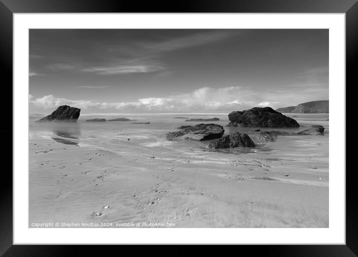Edge Of The World Framed Mounted Print by Stephen Noulton