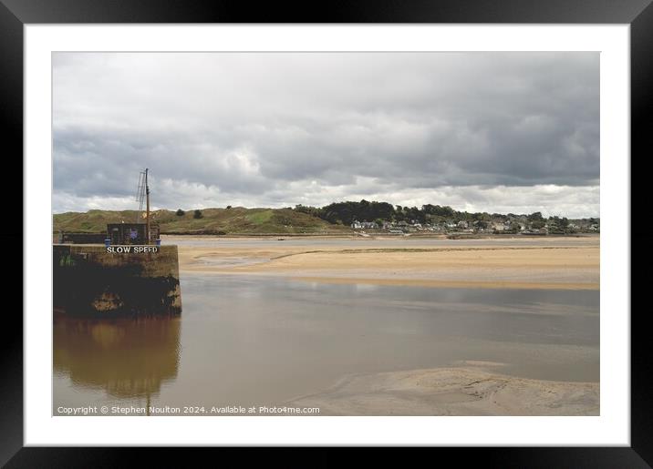Padstow Harbour Entrance Framed Mounted Print by Stephen Noulton