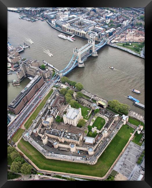 The Tower of London and Tower Bridge Framed Print by Peter Park