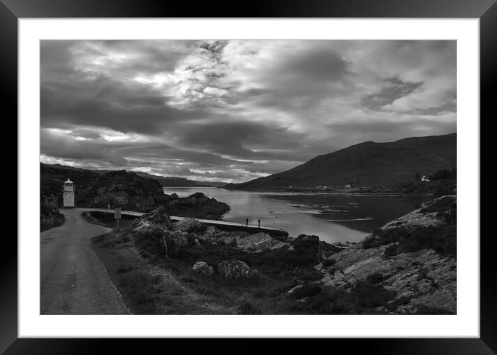 The Kylerhea Ferry,  Framed Mounted Print by Peter Park