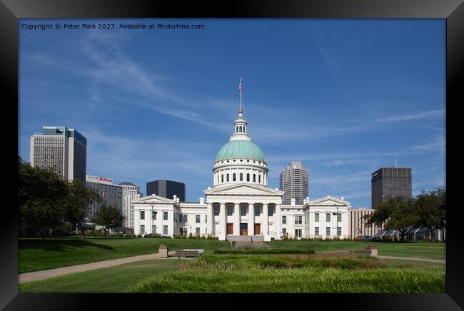 Old Courthouse St Louis Framed Print by Peter Park