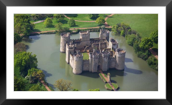 Bodiam Castle Framed Mounted Print by Peter Park