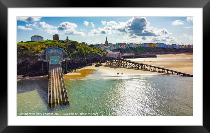 Tenby Framed Mounted Print by Gary Thomas