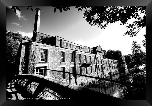 Quarry Bank Mill Framed Print by Peter Hatton